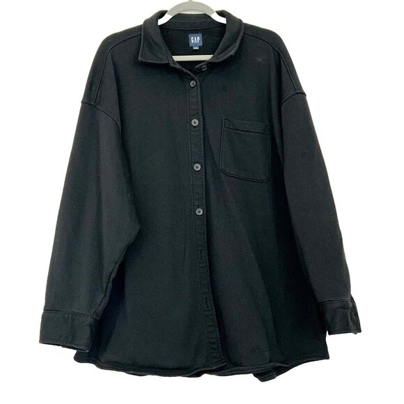 Gap Sweatshirt Fleece Shirt Jacket plus size XXL - Picture 1 of 8